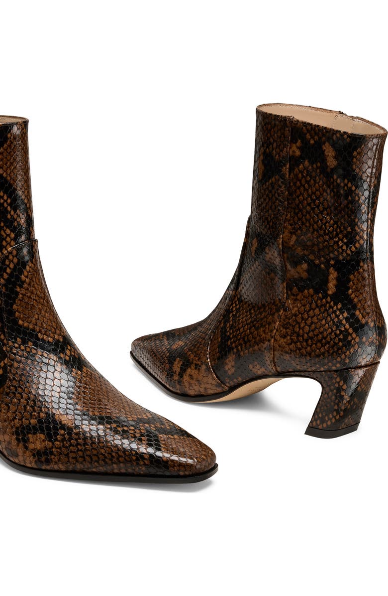 Stuart Weitzman Stassi Zip Bootie 50, Alternate, color, Espresso