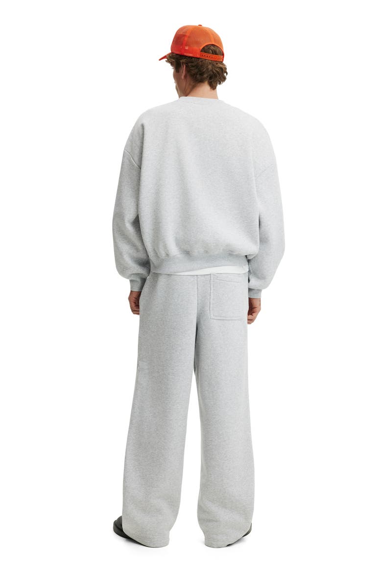 Men's Relaxed Crew Sweater, Alternate, color, Grey Marle
