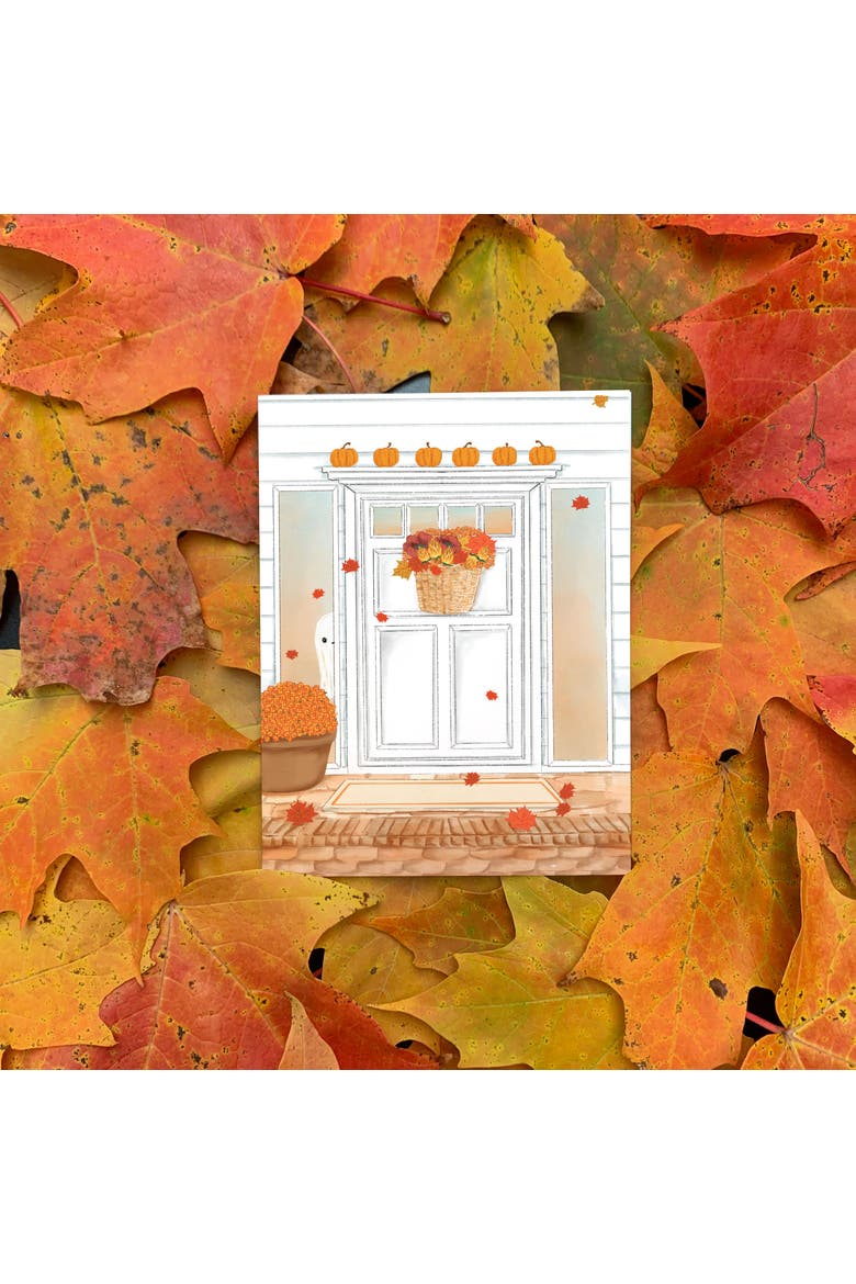 Ghost Front Door Fall/Autumn Greeting Card Pack Sets, Alternate, color, Multi-Pack