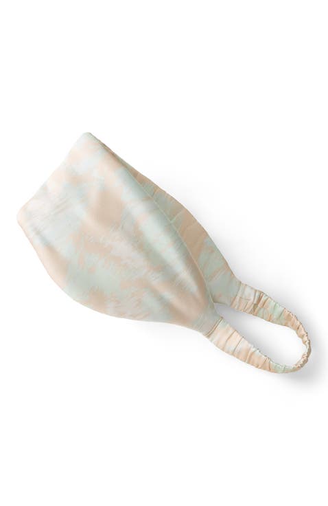 Washable Silk Printed Puffer Eye Mask