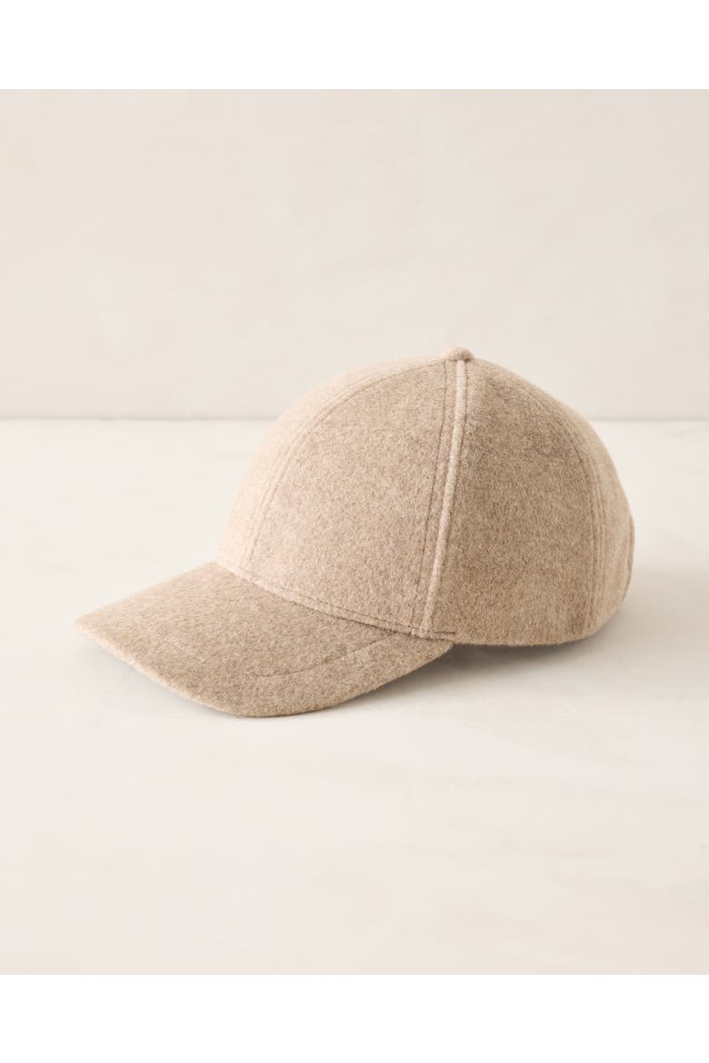 Cashmere Baseball Cap, Main, color, Mushroom