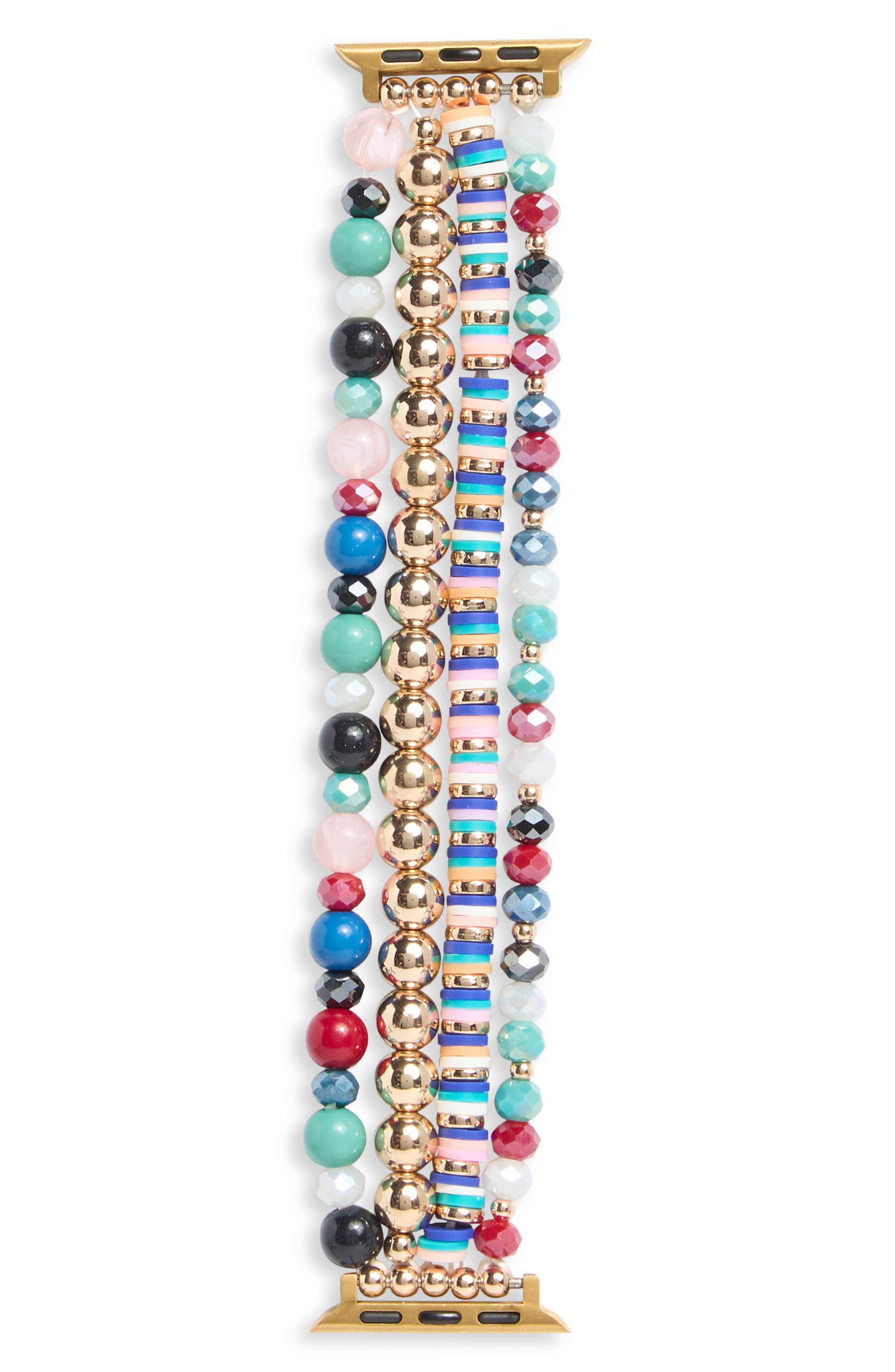 NORDSTROM RACK Embellished Apple Watch® Watchband