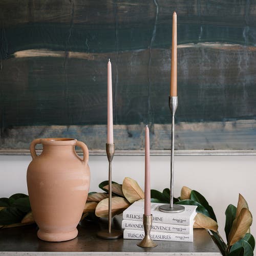 Cg Hunter 12" Terracotta Vase With Handles In Brown