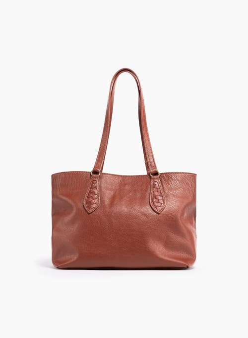 Deux Mains Mid Tote In Brown