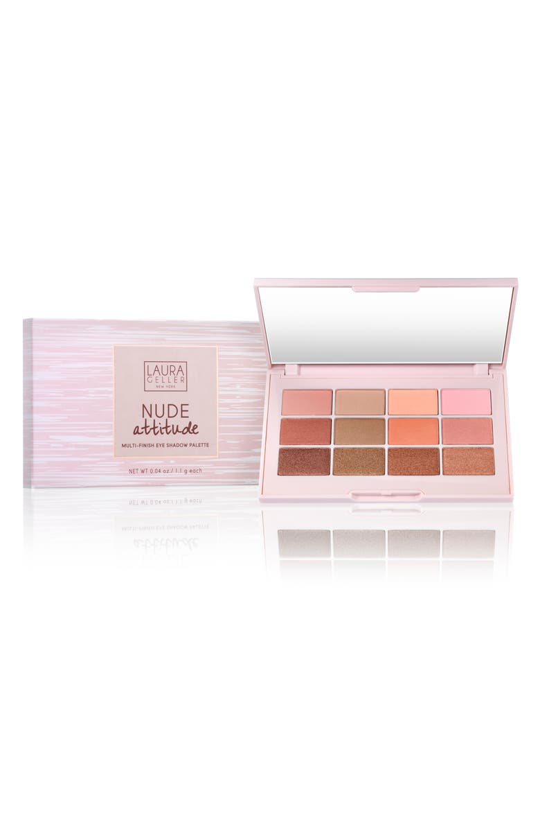 Laura Geller Beauty Nude Attitude Multi-Finish Eyeshadow Palette, Alternate, color,