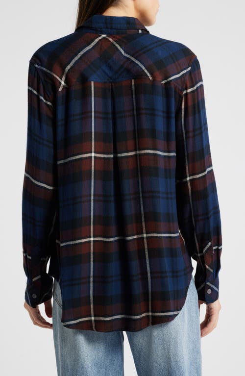 Rails Hunter Plaid Button-up Shirt In Chestnut Birch Navy