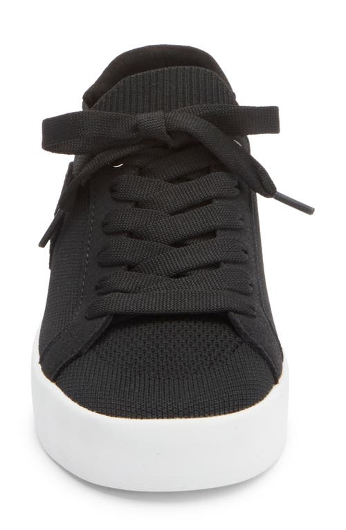 Dkny Mallory Knit Sneaker In Black