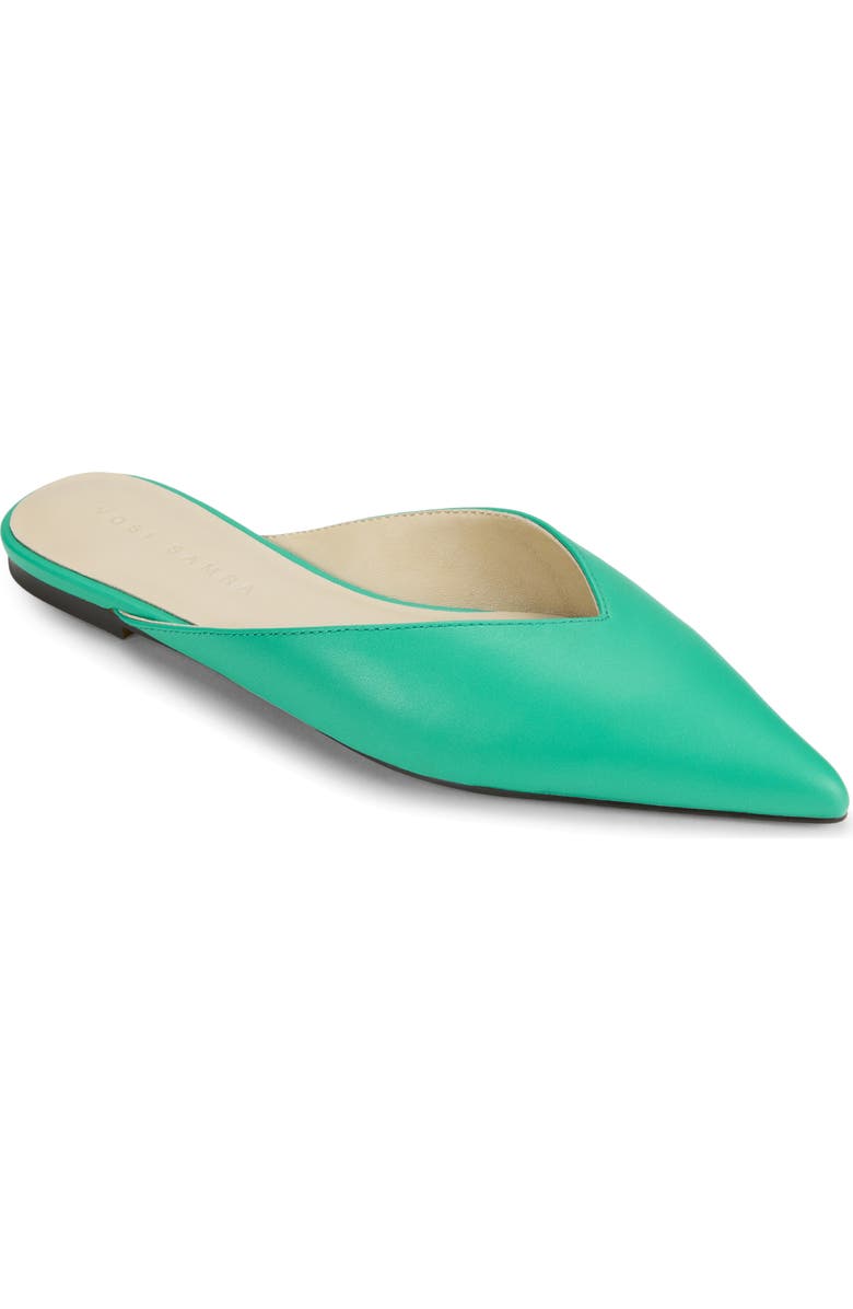 Yosi Samra Nera Pointed Toe Flat, Main, color, Teal