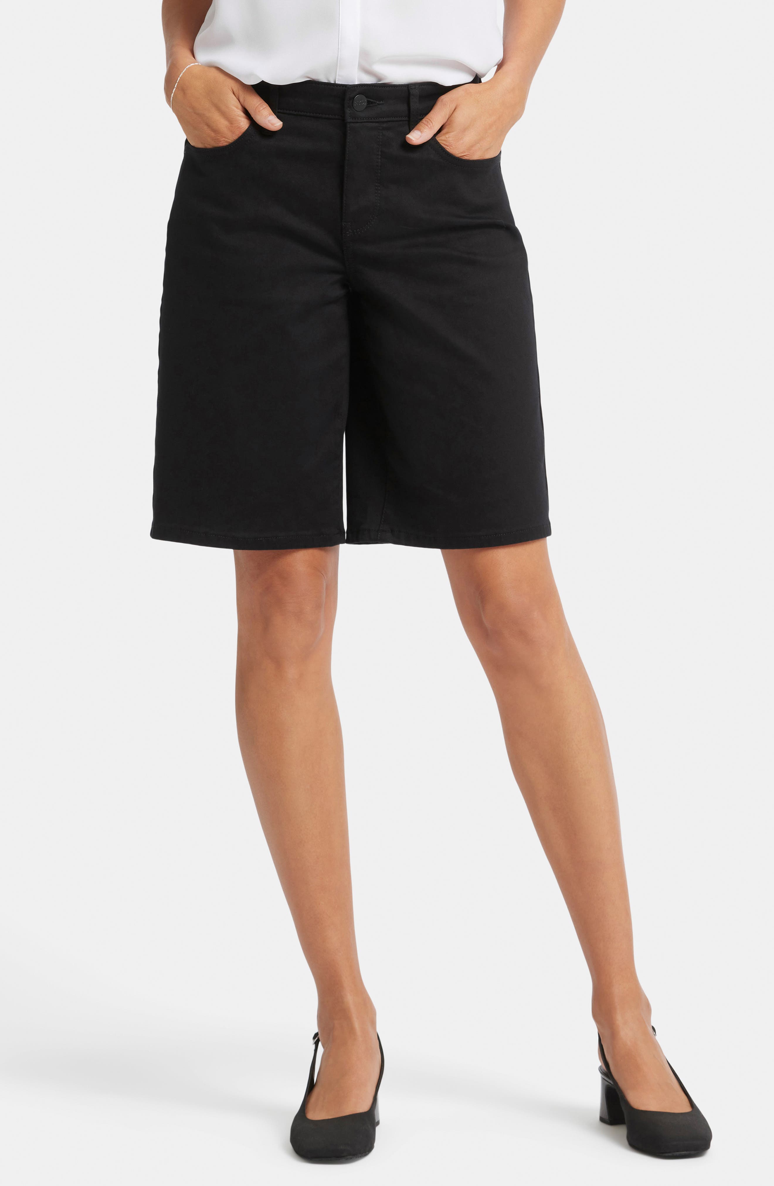 Lilly Straight Leg Denim Shorts