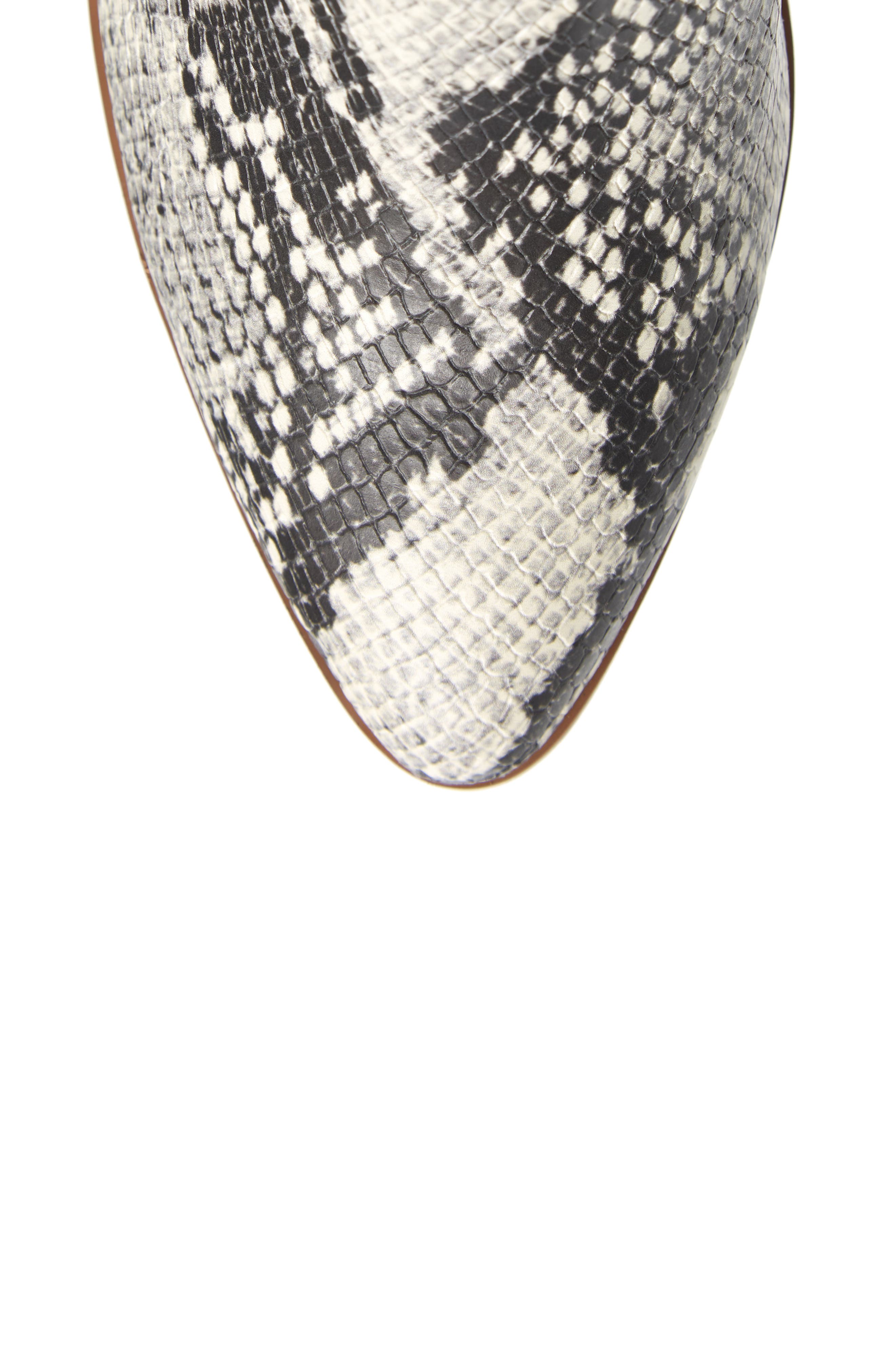 Justice Studded Cutout Bootie, Alternate, color, SNAKE PRINT