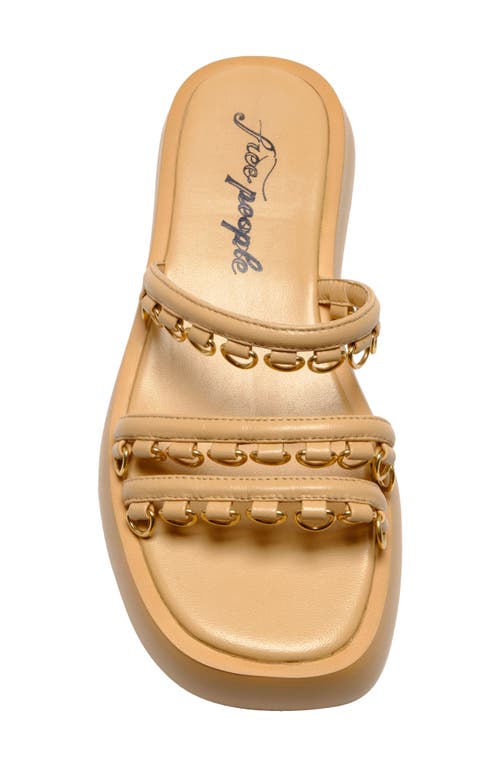 Free People Midas Touch Platform Sandal In Vachetta