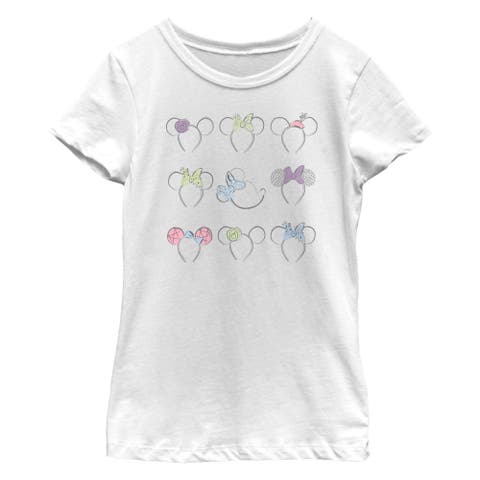 Girl's Minnie Mouse Fashion Ears Graphic T-Shirt