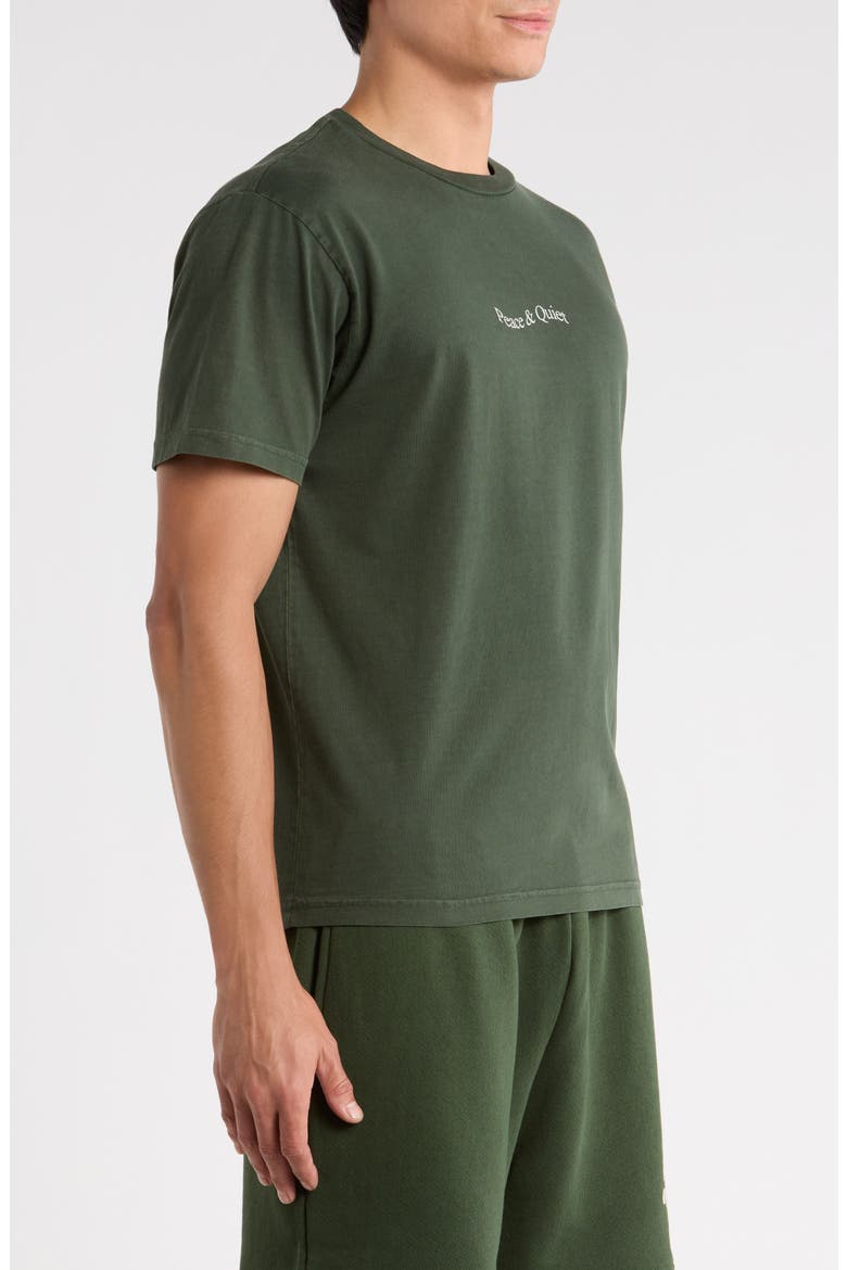 Wordmark Graphic Cotton T-Shirt, Alternate, color, FOREST
