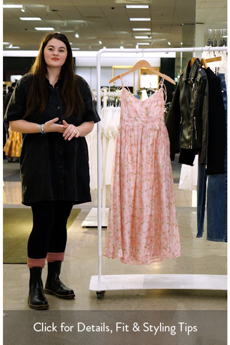 Josette Floral Midi Dress video