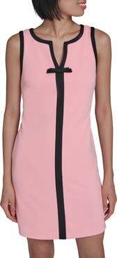 KARL LAGERFELD Sleeveless Scuba Crepe Dress