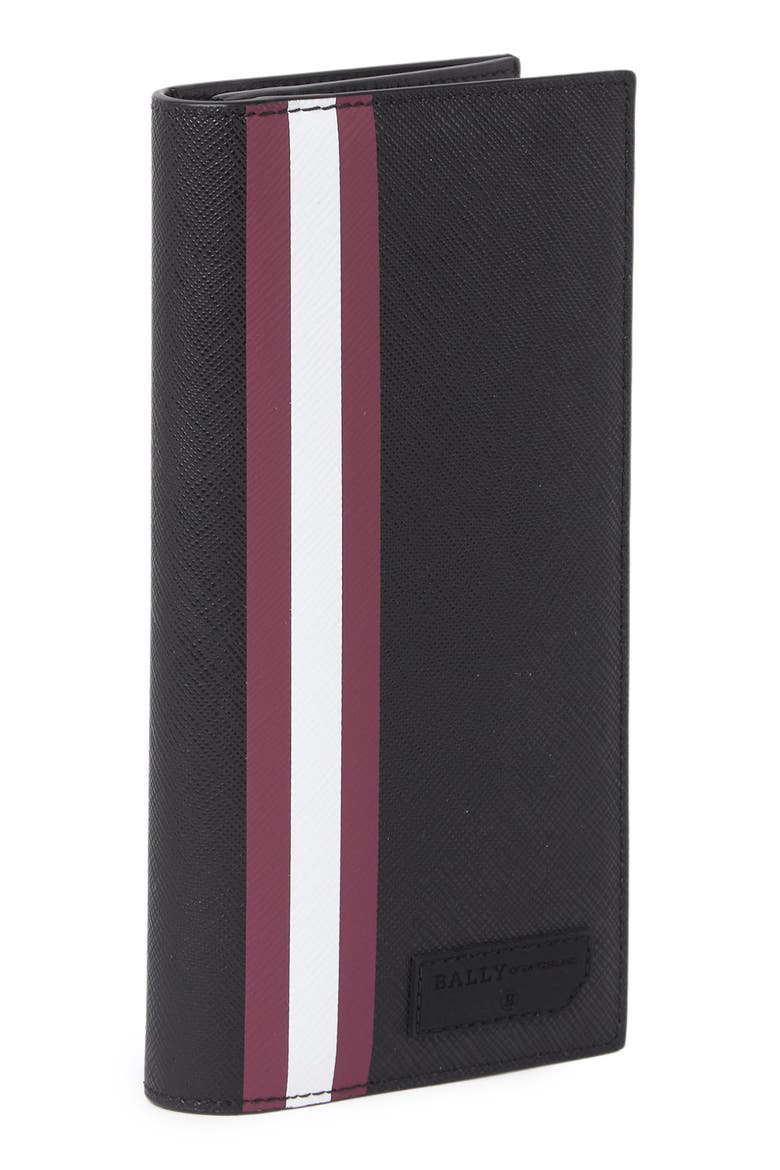 Baliro Striped Bifold Wallet, Alternate, color, BLACK