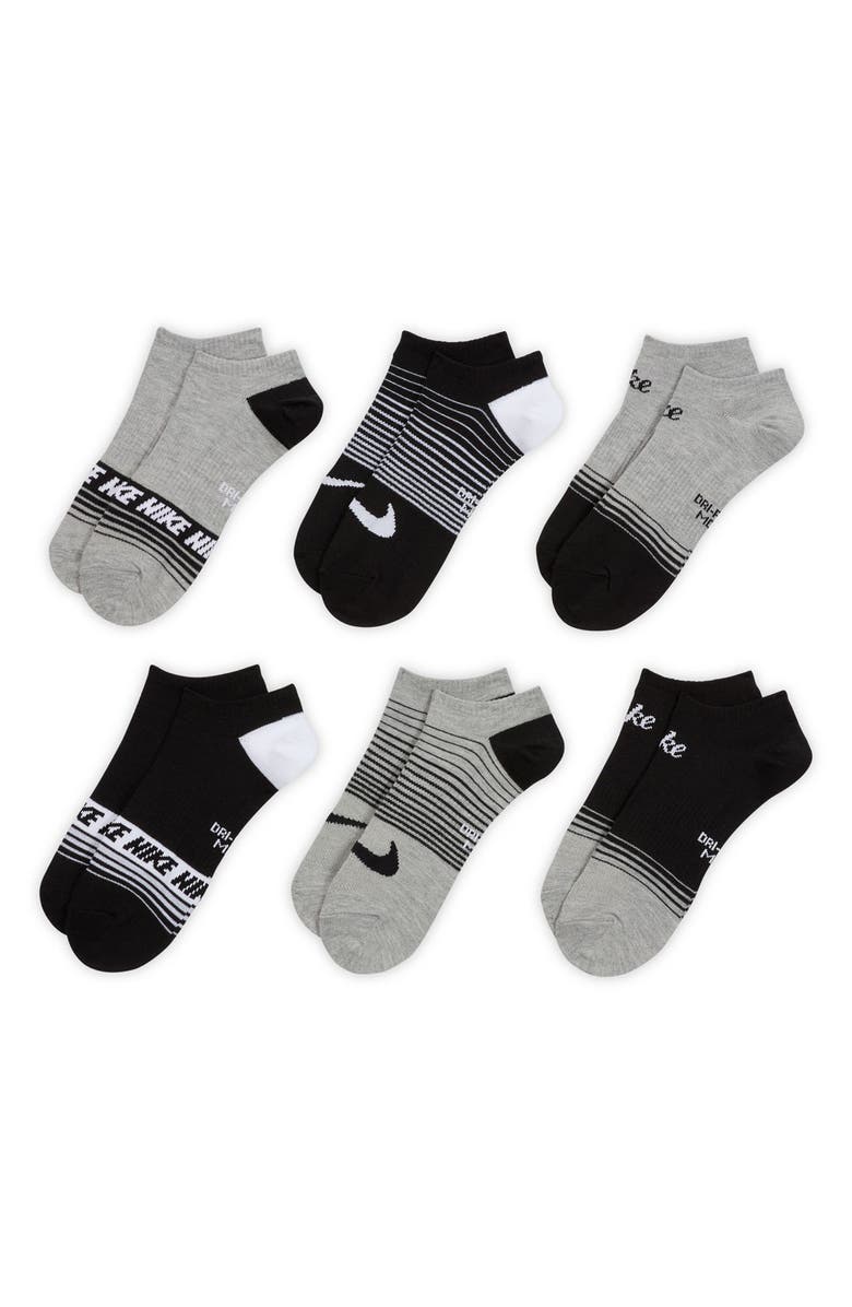 Nike Assorted 6-Pack Dri-FIT Low Cut Socks, Main, color,