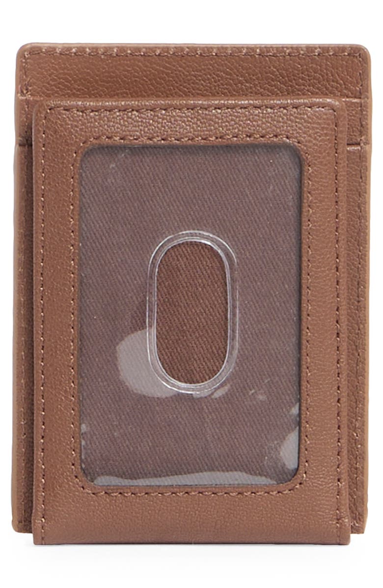 Tommy Bahama Mulholland Leather Card Case, Alternate, color, Brown/ Tan