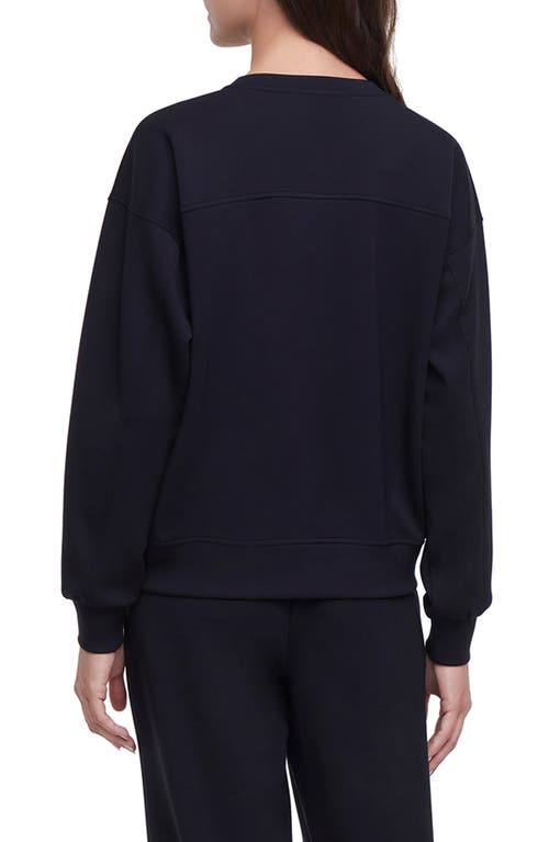 Three Dots Lana Relaxed Fit Pullover In Black