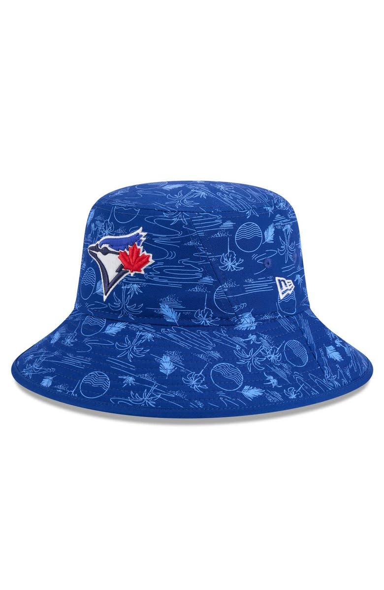 New Era Men's New Era  Royal Toronto Blue Jays 2025 Spring Training All Over Print Bucket Hat, Alternate, color, 