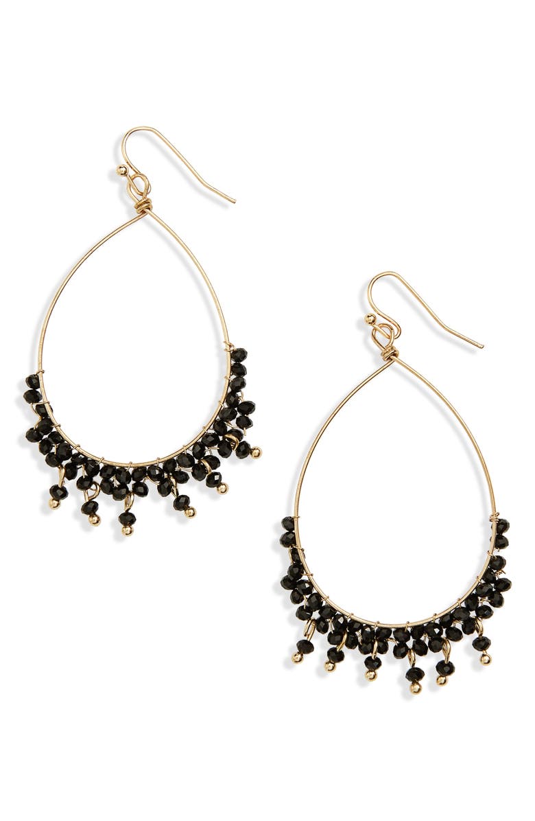 Panacea Crystal Teardrop Earrings, Main, color, 