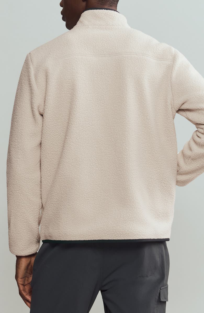 Rhone Fairbanks Reversible Faux Shearling Jacket, Alternate, color, Stone/ Shale