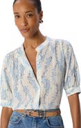 Whistles Ditsy Stem Textured Shirt