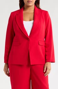 Tahari ASL One-Button Blazer