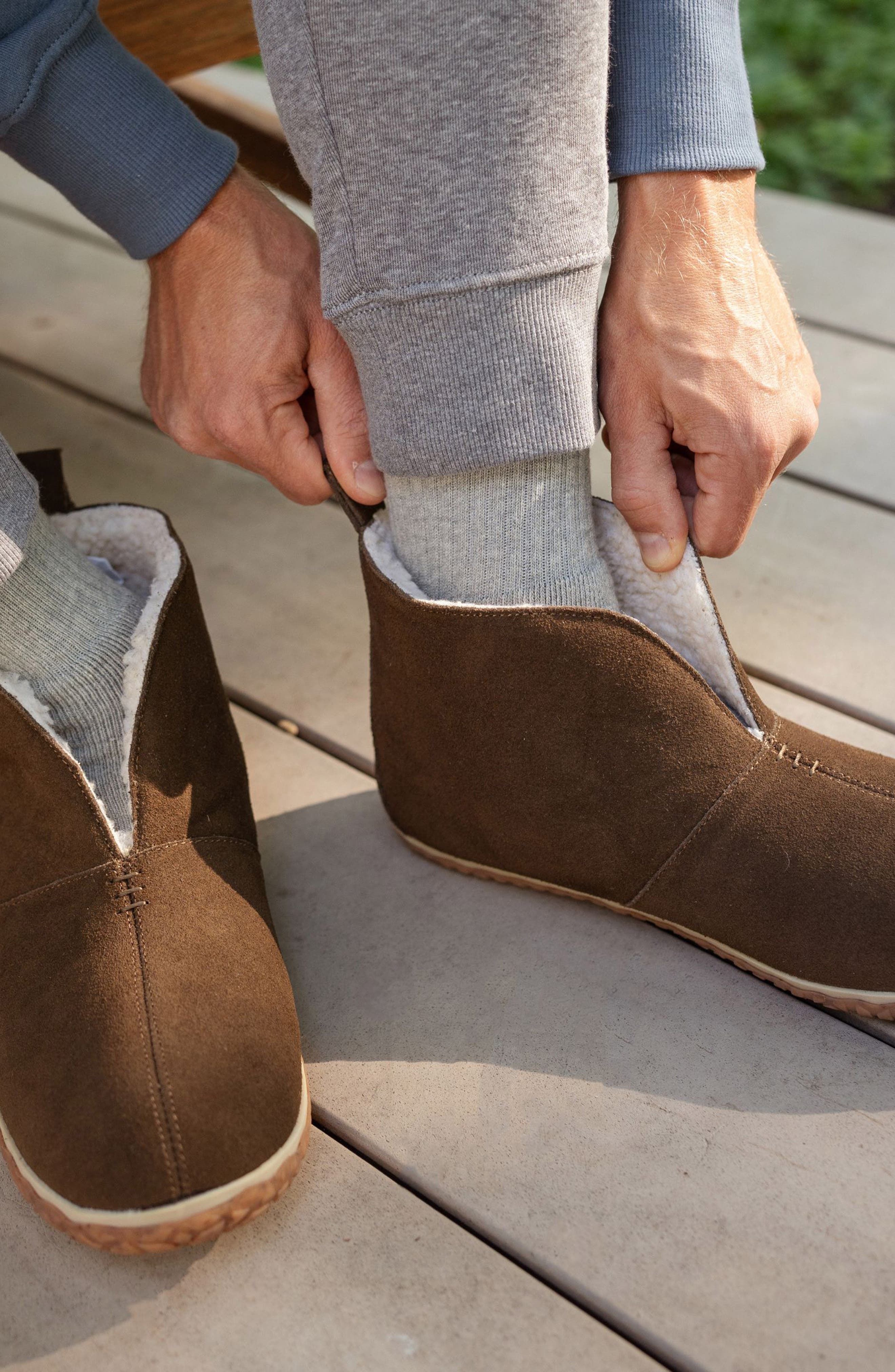 Minnetonka Tamson Slipper, Alternate, color, Autumn Brown