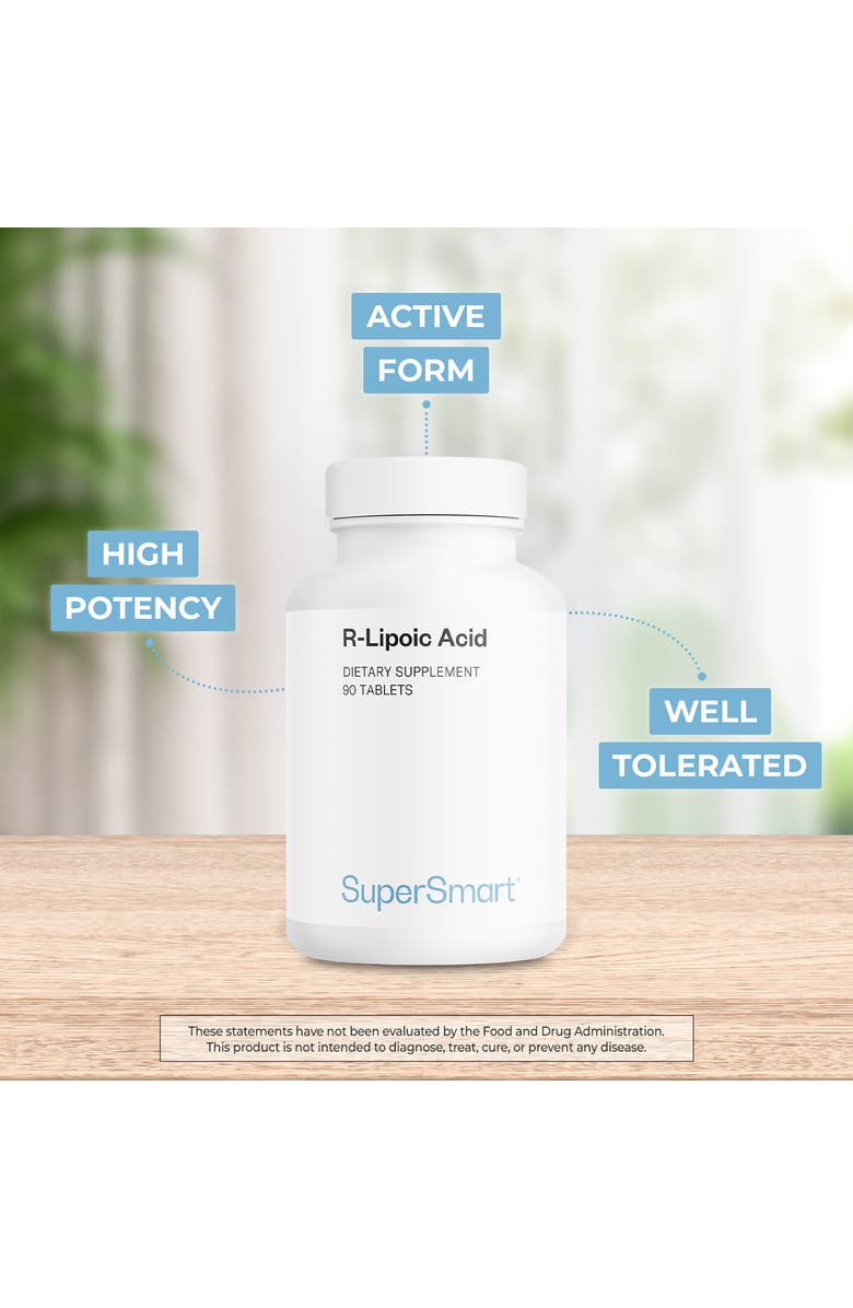 SuperSmart R-Lipoic Acid 300mg per Day, Alternate, color, NO COLOR
