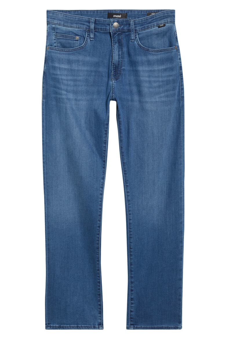 Zach Straight Leg Jeans, Alternate, color, MID BRUSHED SUPERMOVE