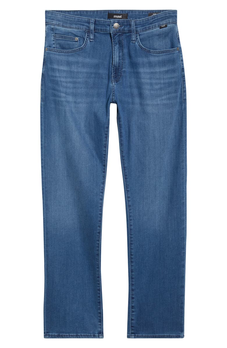 Mavi Jeans Zach Straight Leg Jeans, Alternate, color, Mid Brushed Supermove