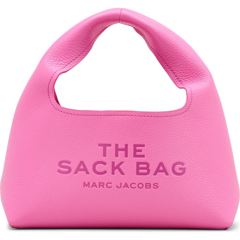 Marc Jacobs The Mini Leather Sack Bag In Pink