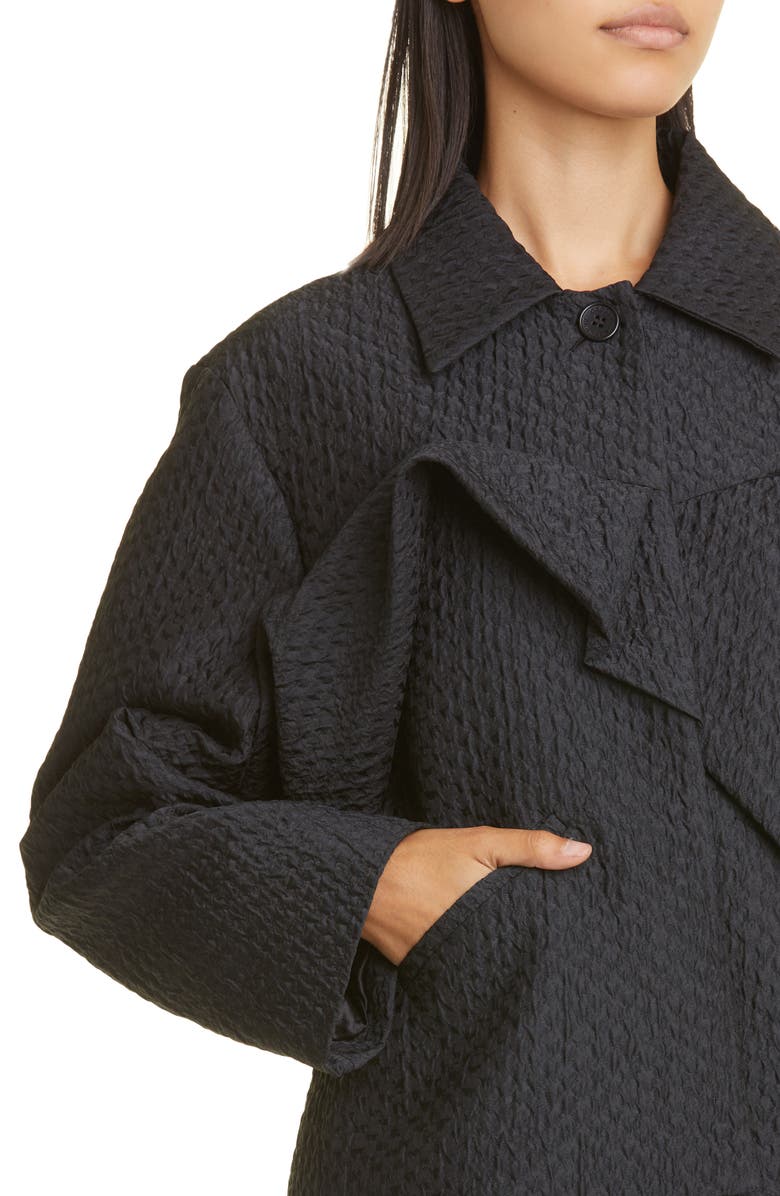 Cecilie Bahnsen Spencer Brisa Matelassé Coat, Alternate, color,