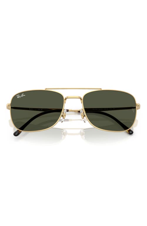 Ray Ban Ray-ban 62mm Rectangular Sunglasses In Arista