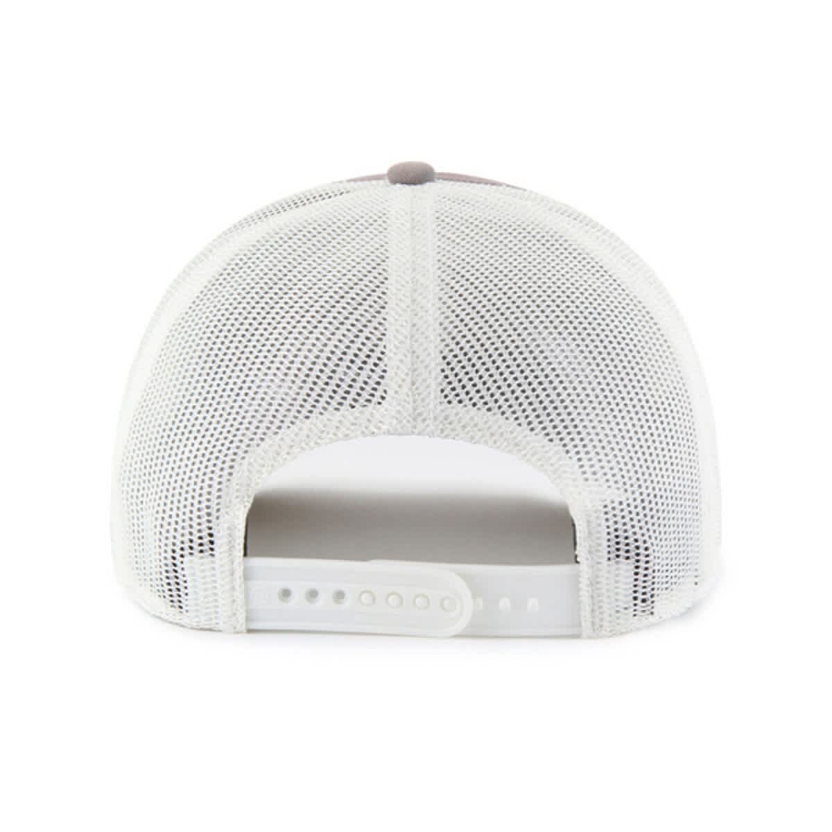 '47 Men's '47 Gray/White Colorado Rockies Tide Sweep Rope Trucker ...