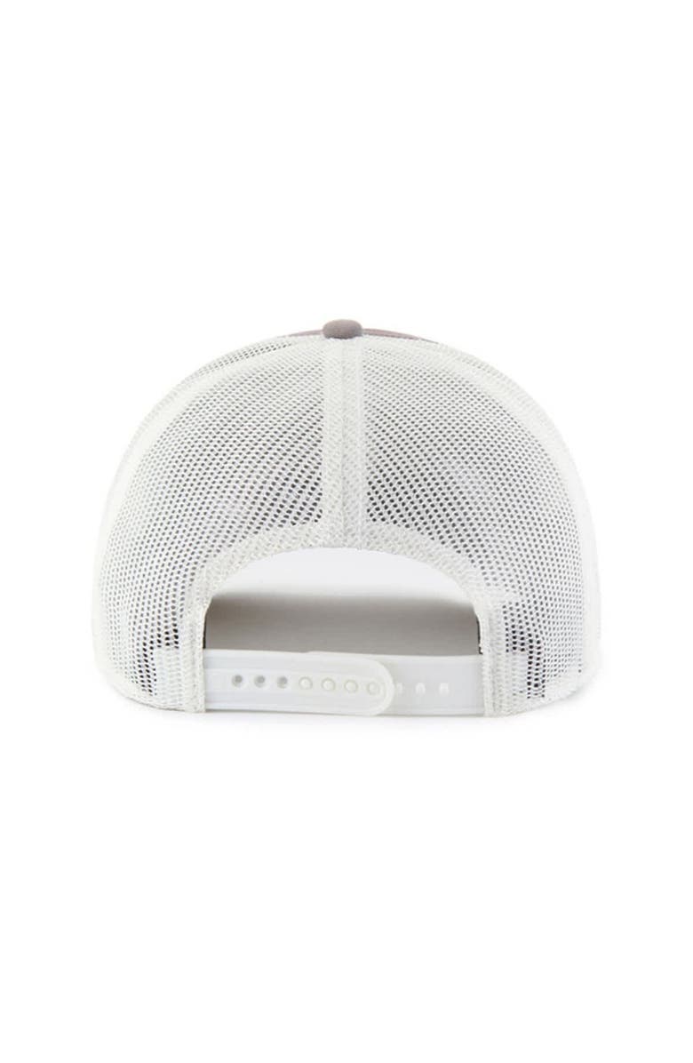 '47 Men's '47 Gray/White Colorado Rockies Tide Sweep Rope Trucker Adjustable Hat, Alternate, color, Gray