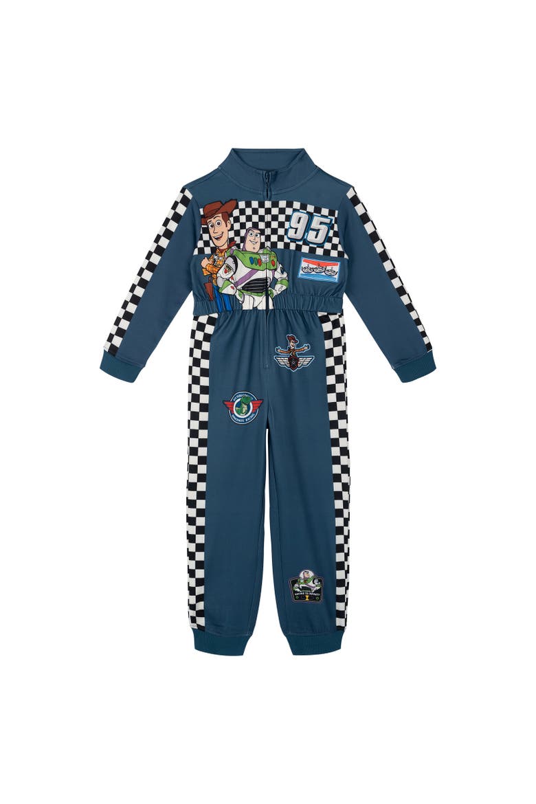 Toy Story Racing Cosplay One Piece Coverall, Main, color, Woody Buzz Navy Blue