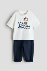 H&M 2-piece T-shirt And Joggers Set