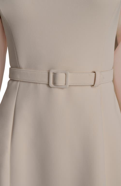 Bcbg Off The Shoulder Long Sleeve Minidress In Gray