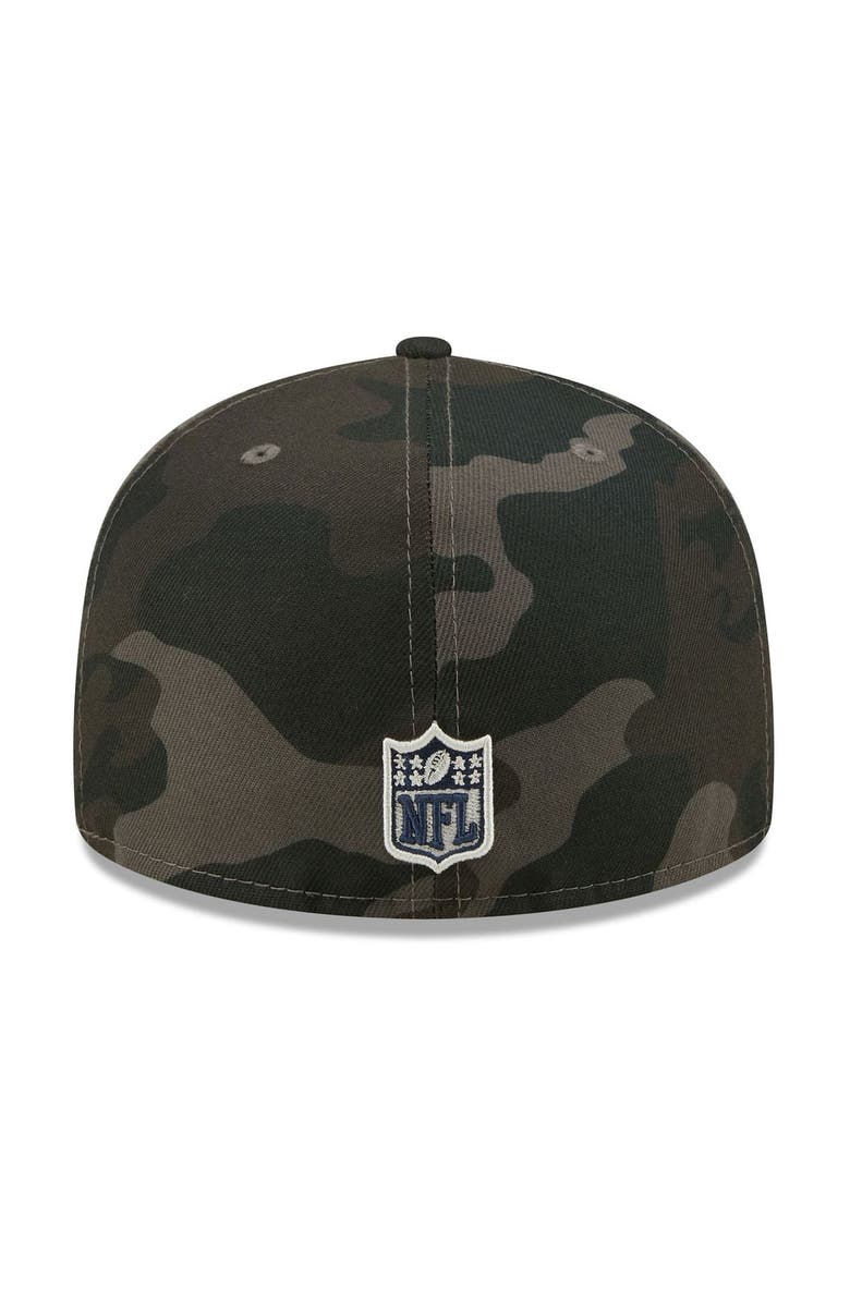 New Era Men's New Era Black Dallas Cowboys  Camo 59FIFTY Fitted Hat, Alternate, color, 