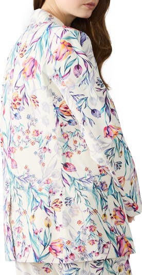 Denia Floral Print Wide Leg Pants