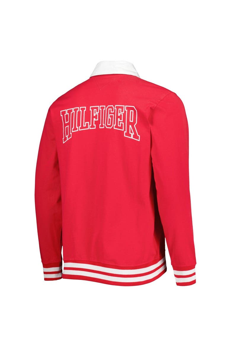 Men's Tommy Hilfiger Red Kansas City Chiefs Cody Long Sleeve Polo, Alternate, color, Red