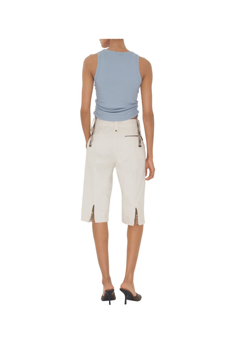 Burberry Festival Cotton Blend Tank Top, Alternate, color, 