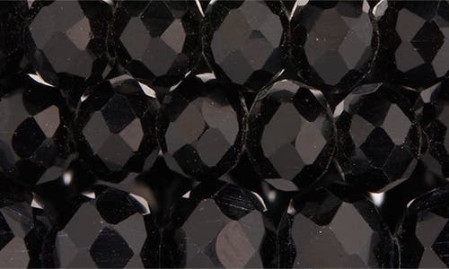 Tasha 7-pack Beaded Stretch Bracelets In Black