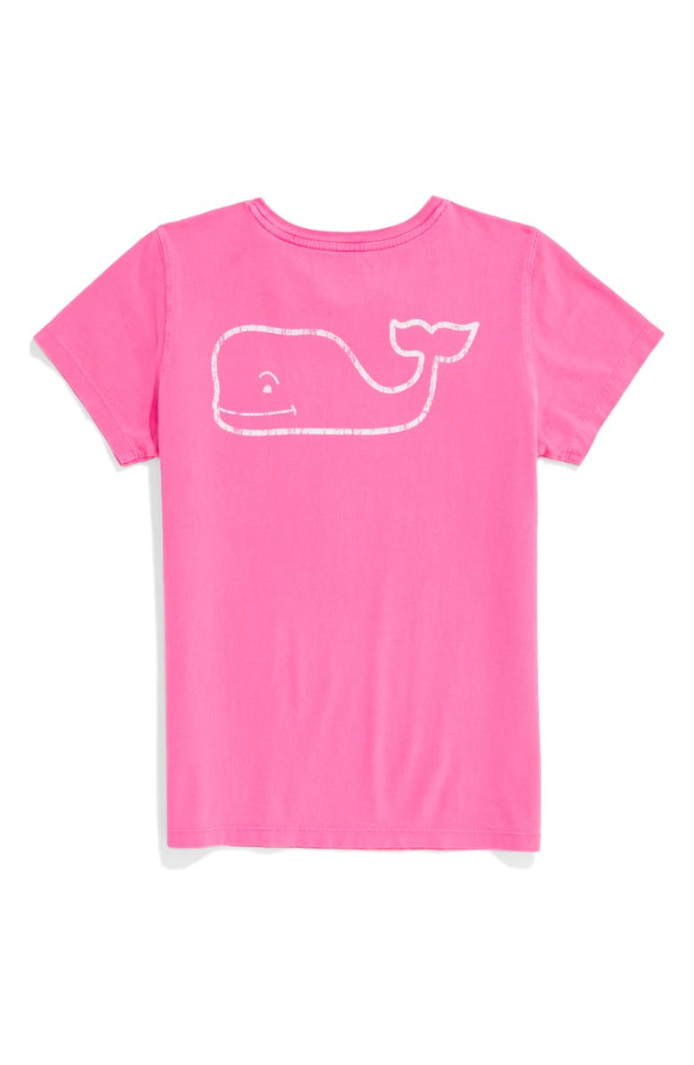 vineyard vines Vintage Whale Cotton Graphic Pocket T-Shirt, Alternate, color, Pink Wave