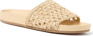 Loeffler Randall Henri Crochet Raffia Slide Sandal