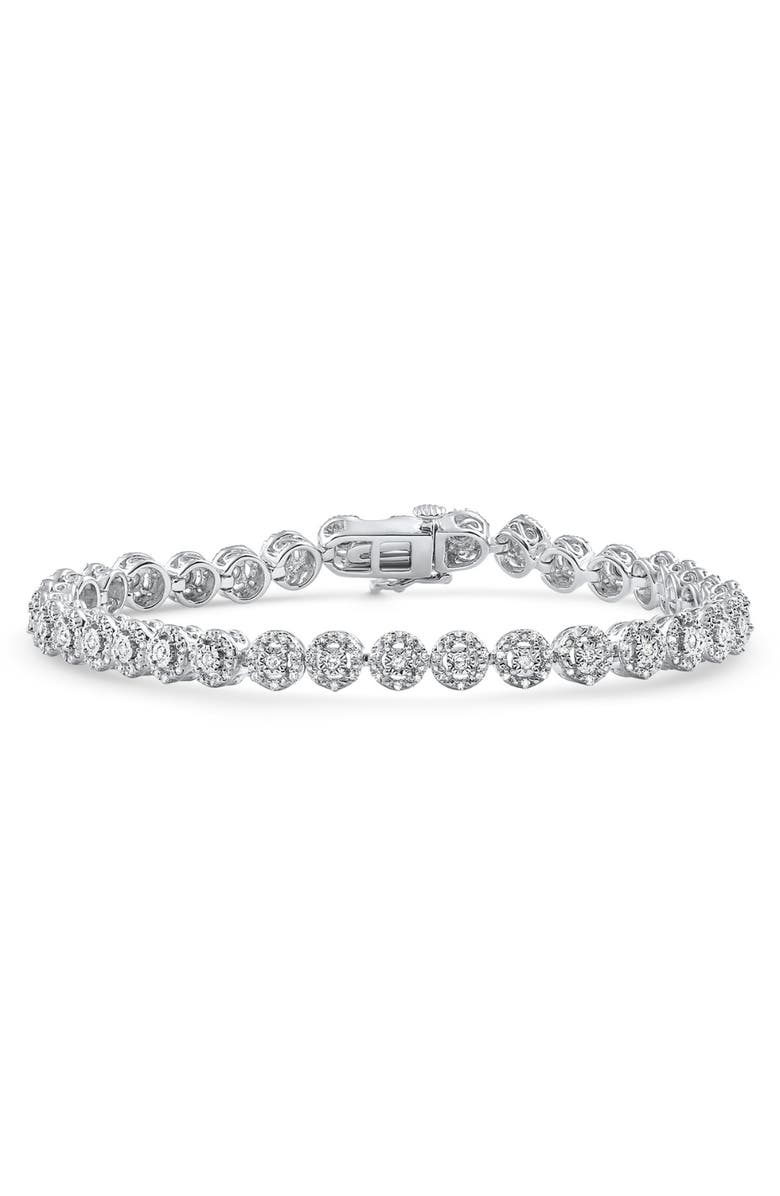 Bliss Diamond Diamond Tennis Bracelet 11.5 Grams Gold .43Ct, Alternate, color, 