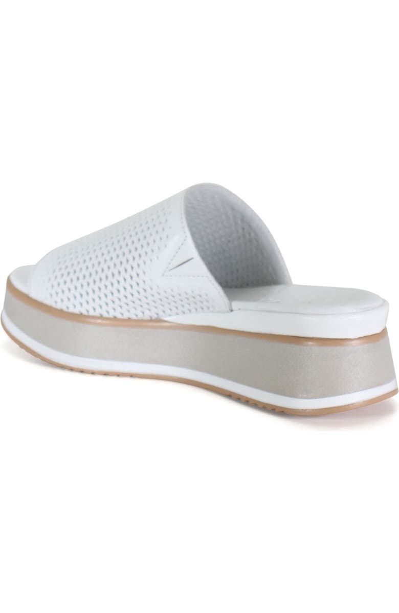 Diba True PA CIFIC Leather Platform Slip-On Sandal, Alternate, color, White