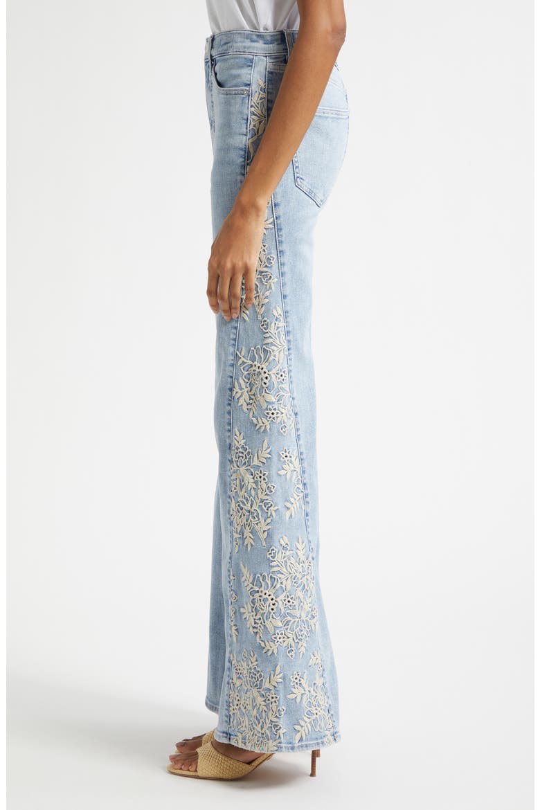 Joplin High Rise Wide Flare Leg Jeans, Alternate, color, SILVERWOOD MOON